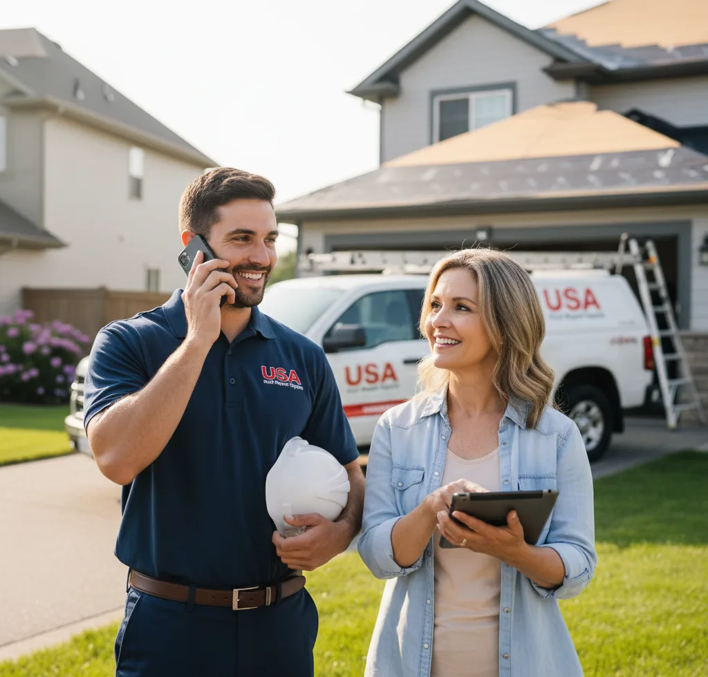 USA Roof Repair Experts customer support in Sheboygan Falls